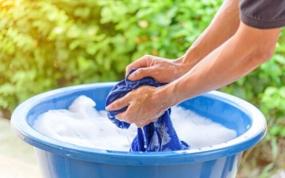 washing medical scrub