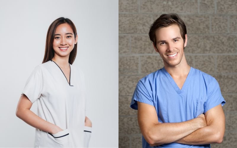 ordinary nursing scrubs